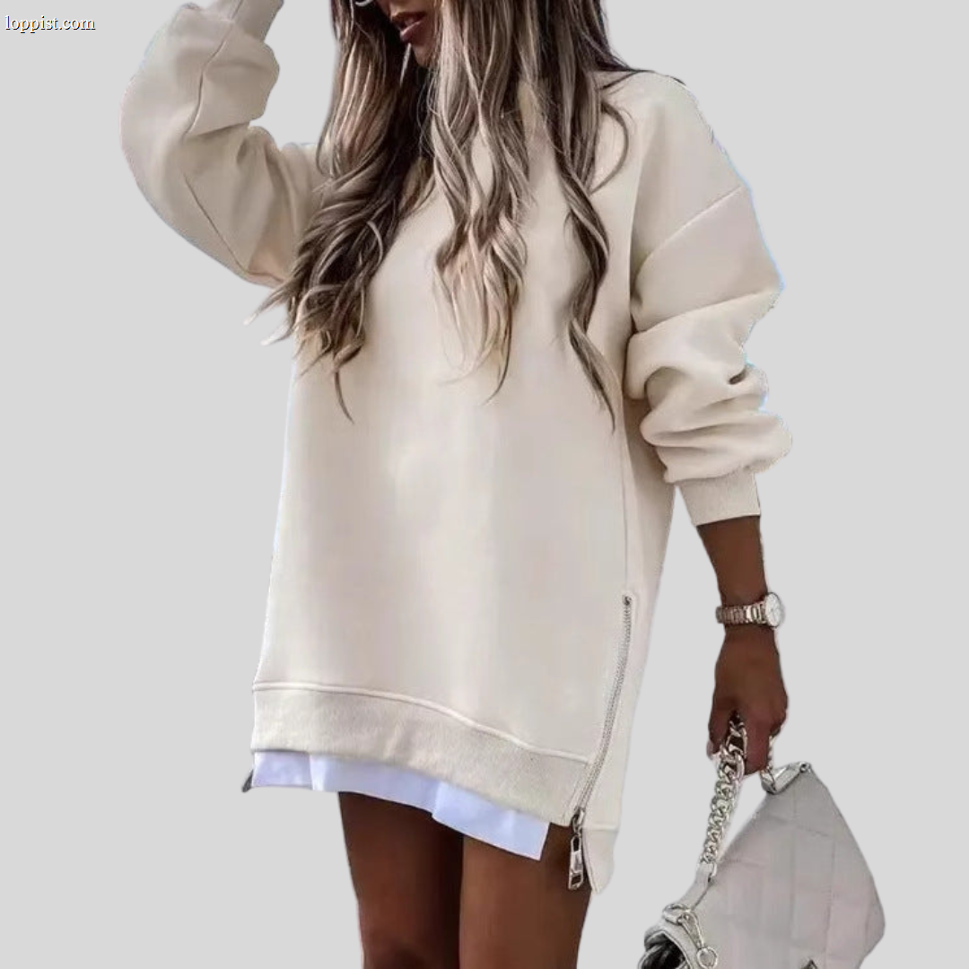 CHARLOTTE™ - Trendy Oversized Casual Pullover Outfit