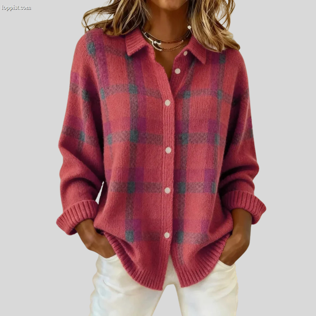 Wrenley™ | Retro Cheque Sweater