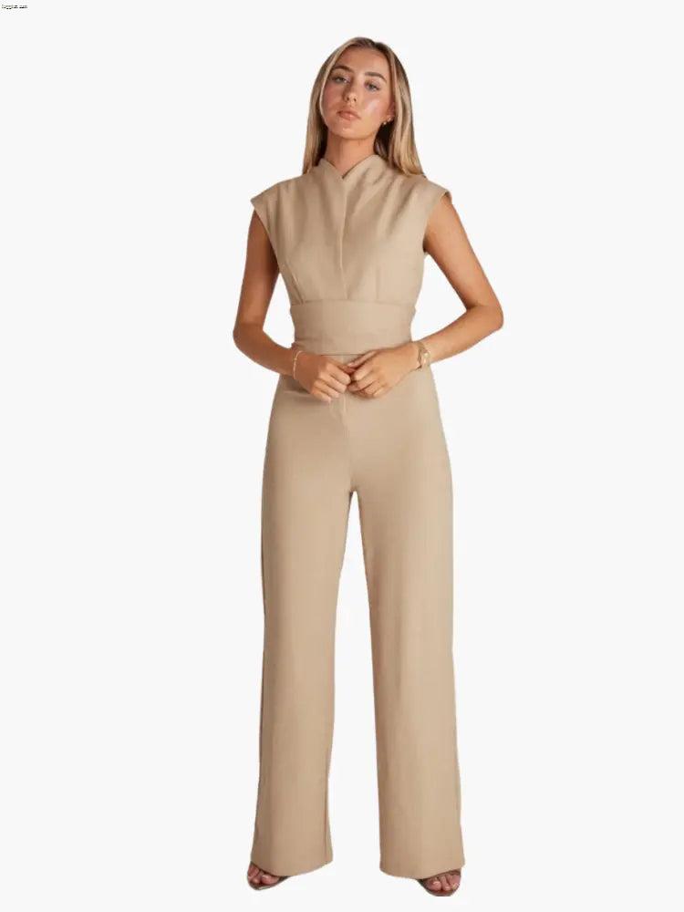 Elegant jumpsuit with Tailored Waist