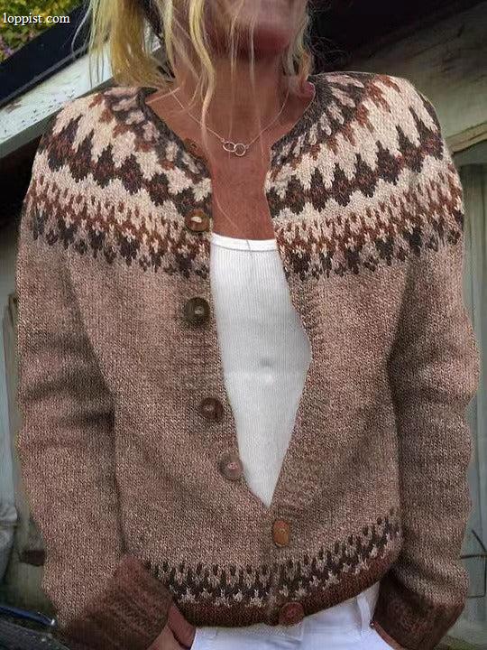 IRIS | VINTAGE ICELANDIC CARDIGAN