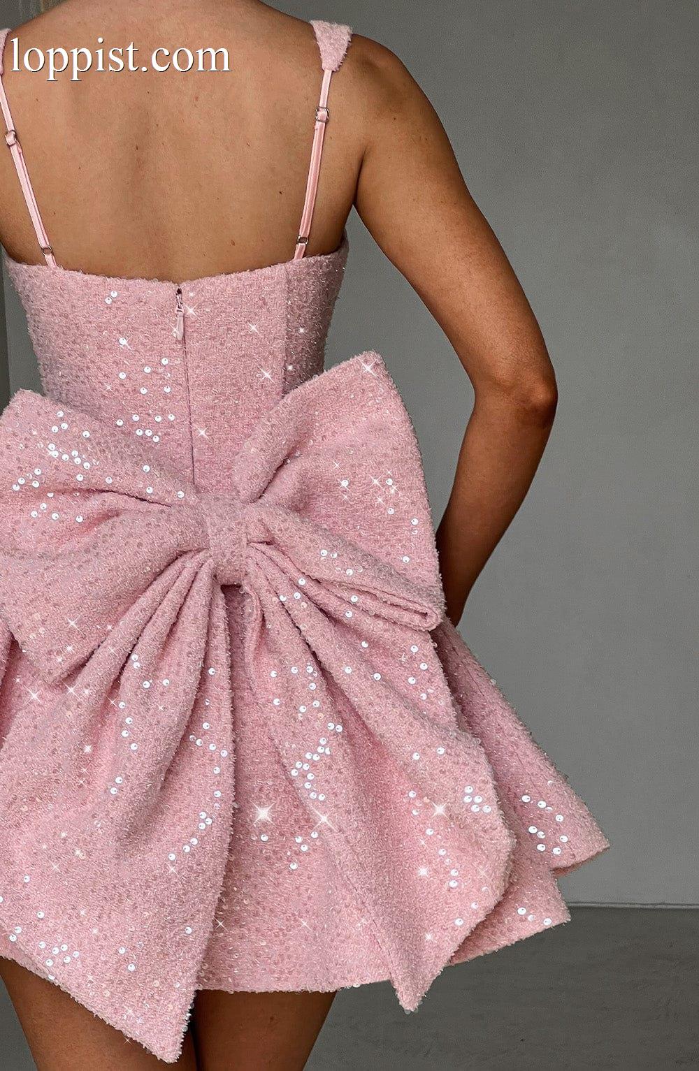 Romy | Dazzling Bow Dress