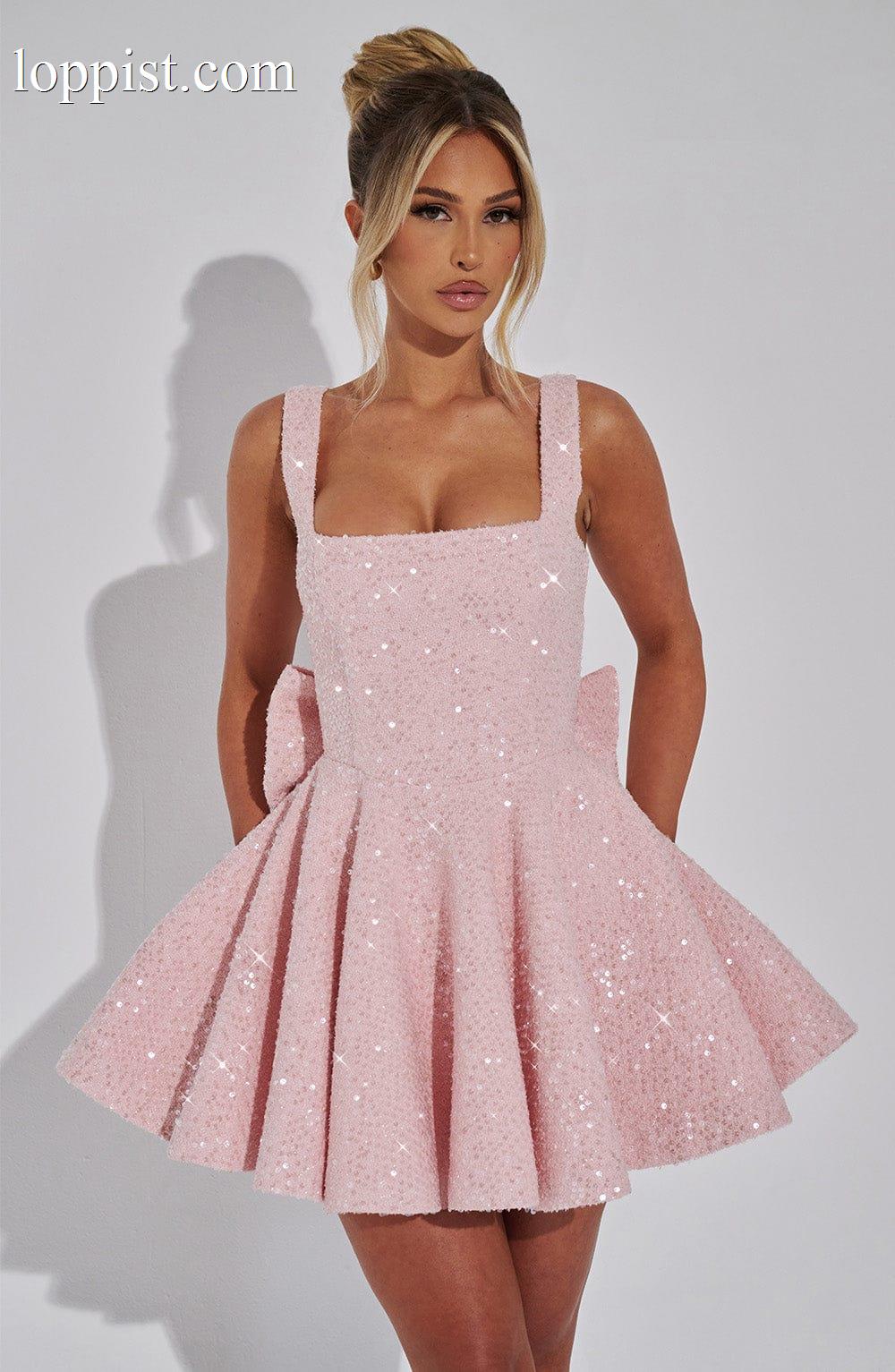 Romy | Dazzling Bow Dress