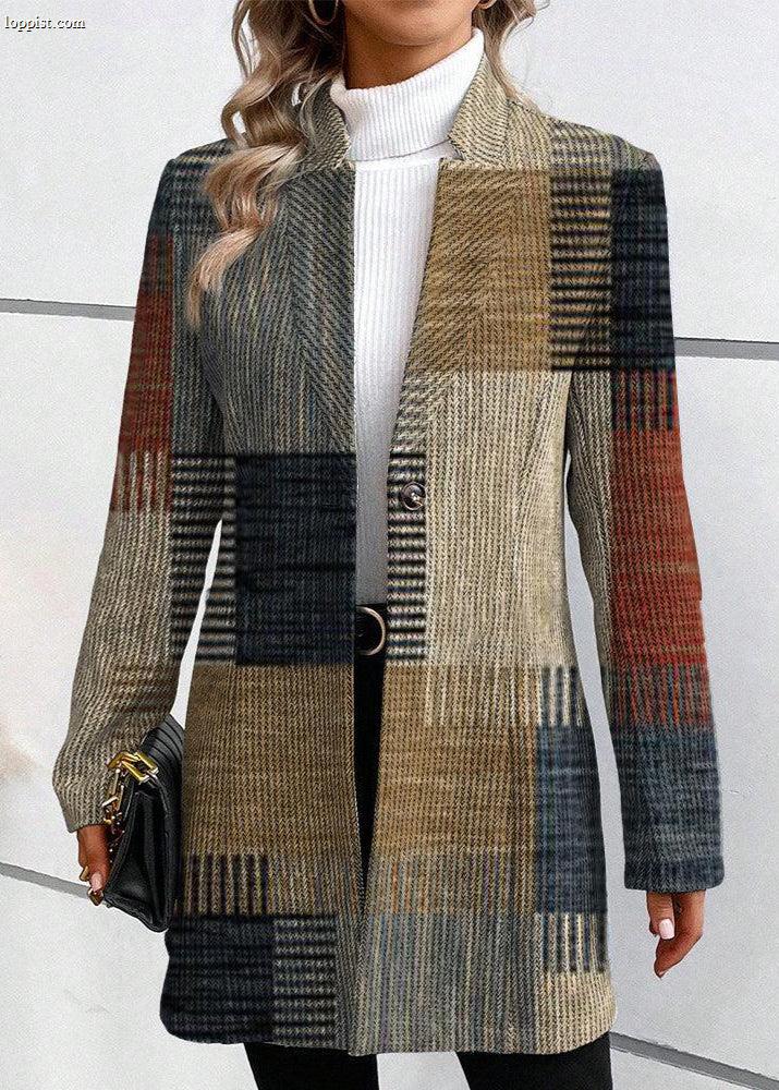 Jill - Elegant Patterned Blazer